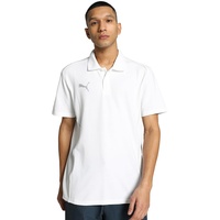 Puma teamFINAL Casuals Poloshirt Herren 04 white/silver XL