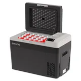 Auronic Elektrische Kühlbox - Gefrierbox - Kompressor - 12V 230 Volt - Camping Kühlschrank - Auto - 30L - Schwarz/Grau