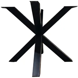 Tischbein SIT, schwarz, B:85cm H:72cm T:85cm, Tischbeine, sternförmig