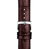 Tissot T852.043.013 Uhrenarmband 20 mm Leder Braun