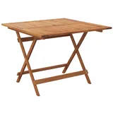 vidaXL Gartentisch Klappbar 90 x 90 x 75 cm Braun