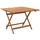 vidaXL Gartentisch Klappbar 90 x 90 x 75 cm Braun