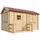 TIMBELA Spielhaus M503 Beige Holz