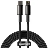 Baseus Usb-c Auf Iphone Kabel 2m, 20w Power Delivery, Schwarz