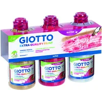 Giotto Tempera-Farbe 3 St. 250 ml Gold/Rot/Silber
