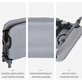 PawHut Hundeliege Outdoor 59 x 46 x 15 cm grau