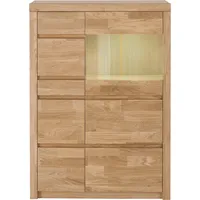 Home Affaire Vitrine »Silkeborg«, Höhe, 125 cm braun