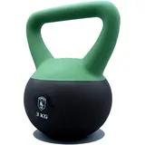 Team-CAC Soft Kettlebell Foxtrott 3 Kg Gewicht - weiche Kugelhantel - Schwunghantel - Hantel - Kugelgewicht - Fitness Hantel - minimiert Verletzungsrisiko - Schont den Boden