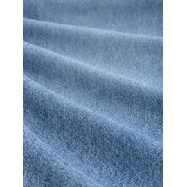 Tom Tailor DENIM Damen TTADEA BARREL Jeans mit Gürtel, blau, Uni, Gr. XL