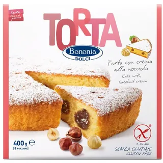 Bononia Torta Alla Crema Di Nocciola Senza Glutine 400 G g
