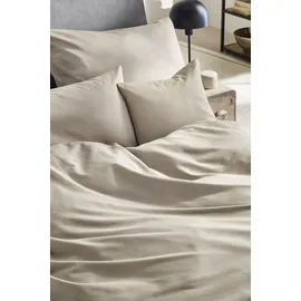 Primera Uni Luxus-Satin Grau 200 x 200 cm + 80 x 80 cm
