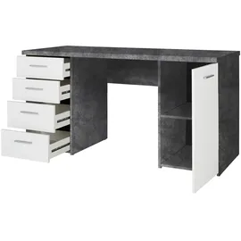 Forte Schreibtisch Betonoptik