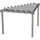 Sojag Pavillon Lima 1010 Lichtgrau 293,3 cm x 293,3 cm x 242,6 cm