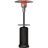 GGM Möbel ABBEY | Gasheizstrahler | 2,2m | Schwarz | 12kW | + Tisch | Heizpilz, Terrassenheizstrahler, Terrassenheizer, Heizstrahler Gas