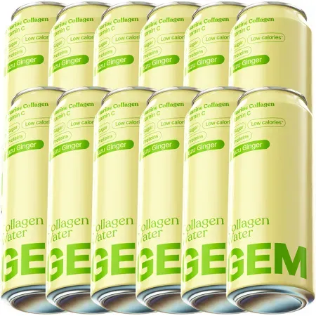 GEM Kollagenwasser Yuzu Ingwer 12x250ml