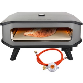 Cozze Gas-Pizzaofen 17, inkl. Pi..., Grau|Schwarz