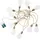 BUTLERS LED-Lichterkette Naturseil 4,6 m Braun
