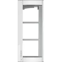 BTicino Abdeckrahmen + Modulträger 3 Module, Türstation SFERA Aluminium,