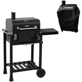 TAINO Hero Set Mit Haube Smoker BBQ Grillwagen Grillkamin Standgrill Räucherofen