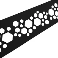 zaun|zu® Sichtschutzstreifen 2,55 m Schwarz