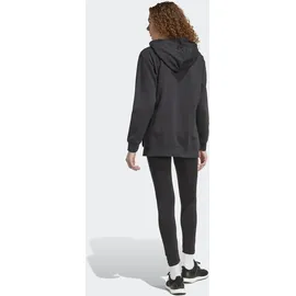 adidas Trainingsanzug ADIDAS SPORTSWEAR "W LEISURE TS", Damen, Gr. XL, schwarz, Obermaterial: 93% Baumwolle, 7% Elasthan, Sportanzüge Trainingsanzug, zweiteiliges Set, für Erwachsene, aus Baumwolle
