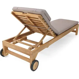 Axi Rama Sonnenliege 200 x 65 x 30 cm Beige