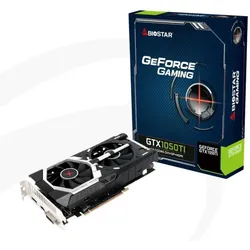 Biostar GeForce GTX1050Ti, GeForce GTX 1050 Ti, 4 GB, GDDR5, 128 Bit, 7680 x 432