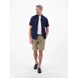 Lerros Chinoshorts LERROS "Chino-Shorts aus Baumwoll-Leinen-Mischgewebe", Herren, Gr. 40, beige (medium kitt), 80% Baumwolle, 20% Leinen, Hosen Chinoshorts, Chino Hose Herren kurz, Tunnelzugbund und Gürtelschlaufen, 4 Taschen
