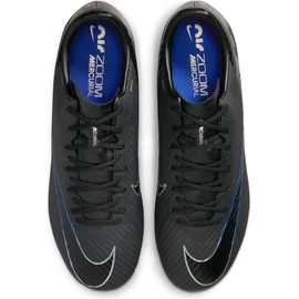 Nike Herren Zoom Vapor 15 Academy Fg/Mg Fußballschuh, Black Chrome Hyper Royal, 40.5