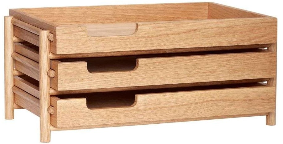 Hübsch - Note Letter Tray Natural - 380 - 240 - 150