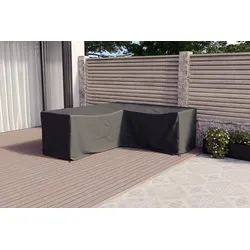OUTFLEXX Abdeckhaube für Gartenlounges, schwarz, Ripstop-Gewebe/Polyester, 225 x 80 x 80 cm, wasserabweisend, UV-Schutz