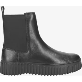 CLARKS Torhill Maple 26173858 4, Chelsea Boots, Stiefel in schwarz 38 - Black Leather - EU