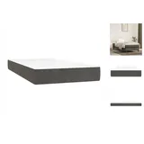 vidaXL Taschenfederkernmatratze für Kinder Dunkelgrau 80 x 160 cm H2