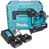 Makita DBN 601 RGJ Akku Nagler 18 V 19 - 64 mm mit 2 x 6,0 Ah Akkus + Ladegerät im Makpac