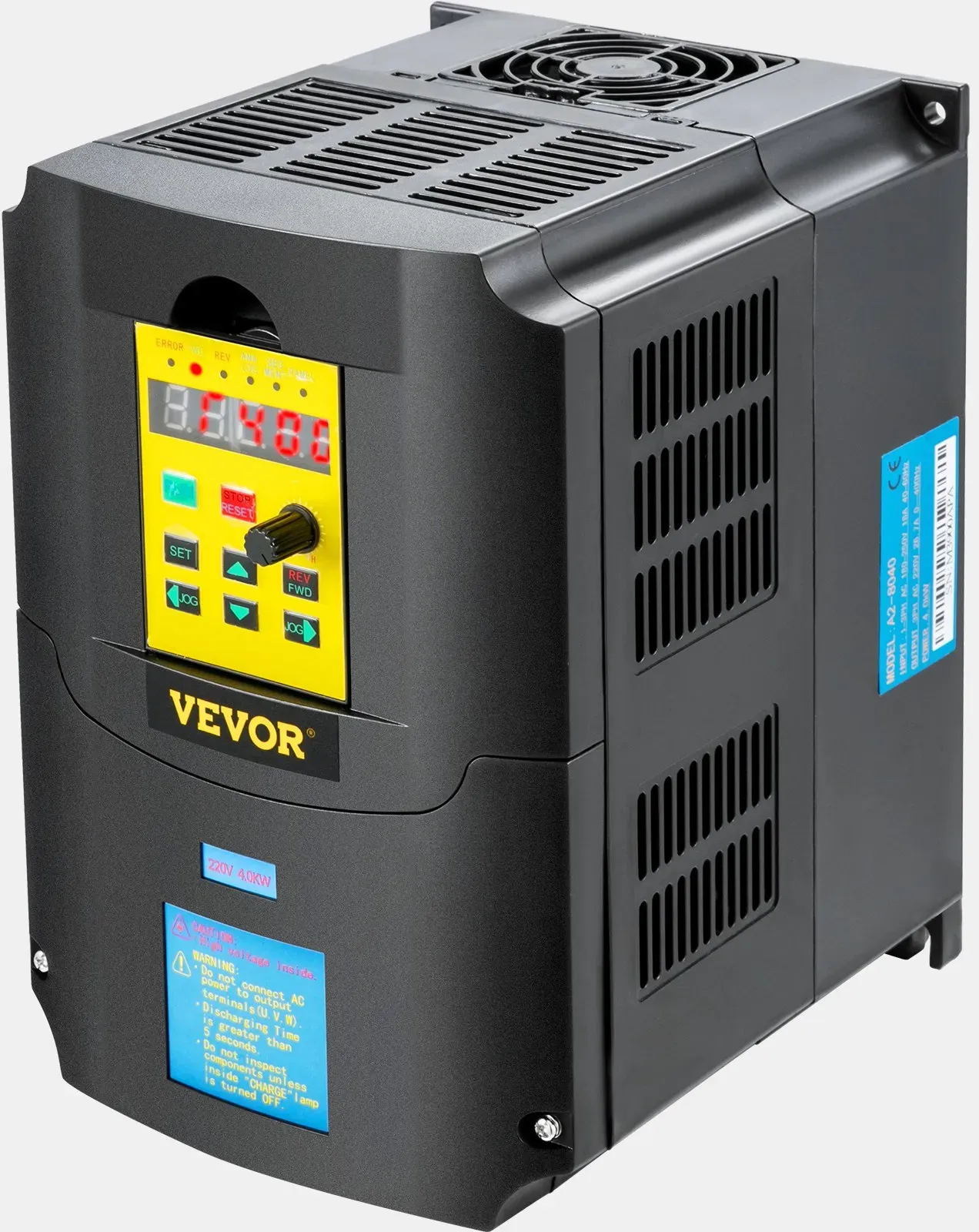 VEVOR Frequenzumrichter Vfd 220 V 4 kW 5,5 Ps VFD-Wandler variabler Umrichter steuerbare Geschwindigkeit Mehrfachschutz Luftfeuchtigkeit
