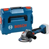 Bosch Akku-Winkelschleifer GWS 18V-8, L-BOXX 136 Betriebsart: Akku-Betrieb|Akku enthalten: Nein|Art des Zubehörs: GWS 18V-8, L-BOXX 136