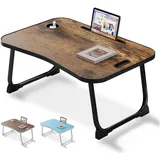 Laptop Betttisch, zum Lesen, Schreiben, Frühstückstisch im Bett, auf dem Sofa und in Haus und Büro (Yellow)