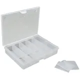 VISO Sortimentsbox (L x B x H) 130 x 100 x 30 mm Anzahl Fächer: 10 Inhalt 1St.