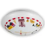 meineWunschleuchte Coole Deckenleuchte mit Baustellen Motiv fürs Kinderzimmer Ø 35cm