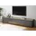 furn.design Center TV-Lowboard 223 cm Grau/Eiche Holzwerkstoff