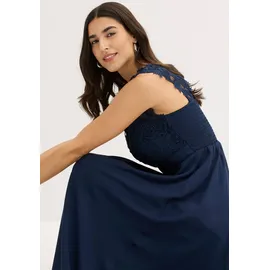 bonprix Maxikleid Maxikleid Blau 40