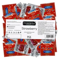 «Strawberry» fruchtige Erdbeer-Kondome (144 Kondome) 144 St