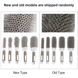 luxuskollektion 5-teiliges Rundbürsten-Set für Haarpflege, und Styling