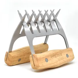 Joeji's Kitchen Grillbesteck-Set 2 tlg. Edelstahl Weiß