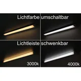 ChiliTec LED-Unterbauleuchte warm- und neutralweiß, mit 230V Netzstrom, Länge: 56 cm