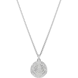 Swarovski Meteora Kette mit Anhänger Weiß / Silber