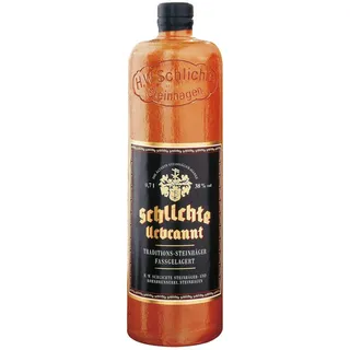 Schlichte Steinhäger im Tonkrug 38% vol.