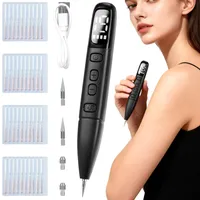 Muttermal Entfernen Stift, Warzen Entfernen Plasma Pen mit 19-Stufiger Einstellung und LED-Spotlight, Tragbares Wiederaufladbares Dermatologisches Gerät für Muttermale, Warzen, Sommersprossen