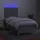 vidaXL Boxspringbett 100 x 200 cm Hellgrau