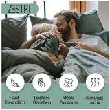 Zestri Spannbettlaken COMFORT Jersey aus 100% Baumwolle, Gummizug: rundum, für Boxspringbett, Wasserbett, Topper, normale Matratzen braun 180x200 - 200x200 cm cm